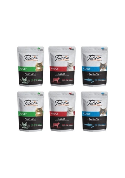 Felicia Kedi Pouch 6 Lı Set