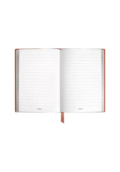 Montblanc Cayenne Deri Bordo Orta Boy Defter 134765 Turuncu