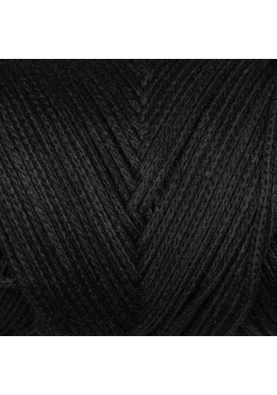 Premium Makrome Ipi 3mm 200gr 120m Örgü Ipi - Siyah
