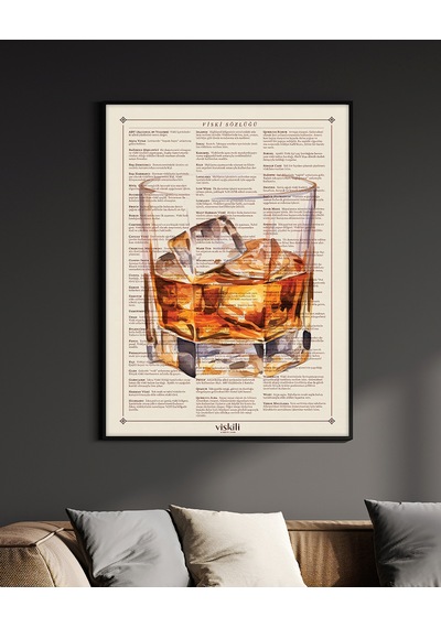 Anason İşleri Viski Sözlüğü Poster 50x70cm