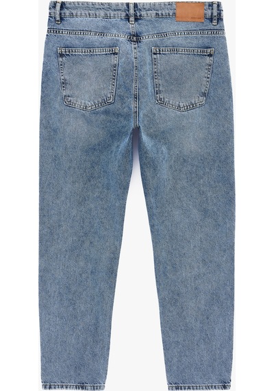 Koton Pamuklu Regular Fit Normal Bel Düz Paça Denim Pantolon - Tapered Jeans Açık İndigo 6sam40274nd Koton Pamuklu Regular Fit Normal Bel Düz Paça Denim Pantolon - Tapered Jeans Açık İndigo 6sam40274nd