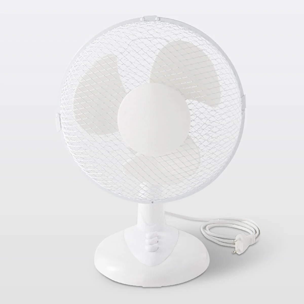 23 Cm Masaüstü Vantilatör 25 Watt 2 Kademeli Hız Ayarlı Sessiz Fan Ev & Ofis Kullanımı