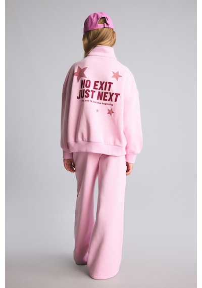 Defacto Baskılı Yarım Fermuarlı Sweatshirt Geniş Paça Eşofman Altı 2li Takım Kız Çocuk F8401a826wnpn441 Pembe-pn441 Defacto Baskılı Yarım Fermuarlı Sweatshirt Geniş Paça Eşofman Altı 2li Takım Kız Çocuk F8401a826wnpn441 Pembe-pn441