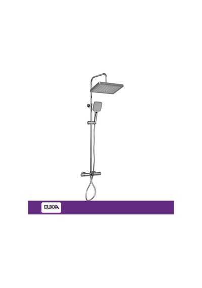 Duxxa Atlas Termostatik Bataryalı Rain Duş Seti Krom Dtb.114 Krom