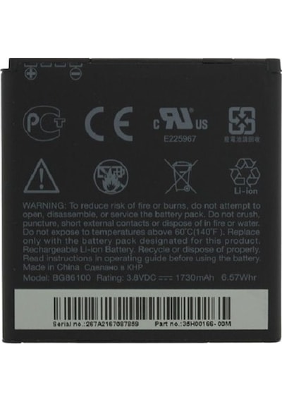 Htc Evo 3D / Sensation Xe Batarya Pil Bg86100