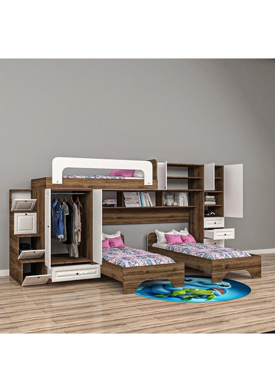 Power Genç Odası Takımı Mdf Sis Gri Power Genç Odası Takımı Mdf Sis Gri