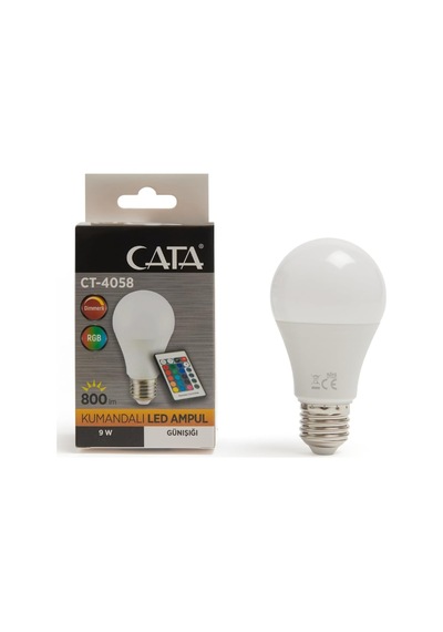 Ct-4058 9w Rgb Uzaktan Kumandalı Led Ampul - Disko Efektli Diğer