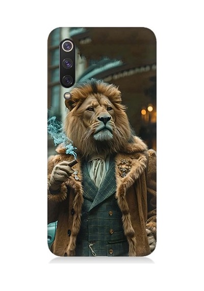 Xiaomi Mi 9 Se Uyumlu Puro İçen Aslan Desenli Silikon Kılıf