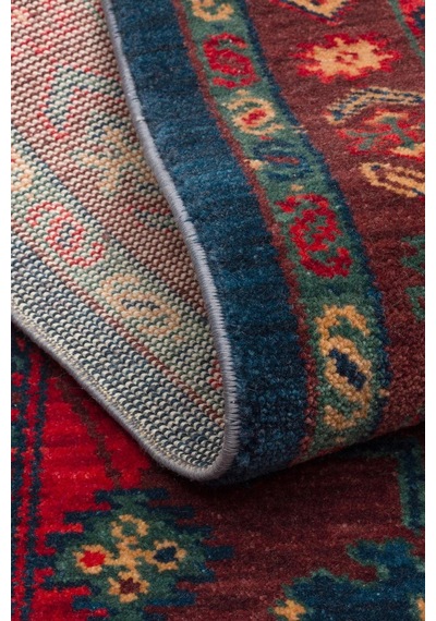 Hoom Rugs Cadis Kdm 02 Red Multy Vintage El Emeği Yüksek Kara Tezgah Halısı Kırmızı