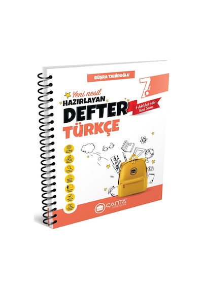 Çanta 2025 7. Sınıf Türkçe Hazırlayan Defter