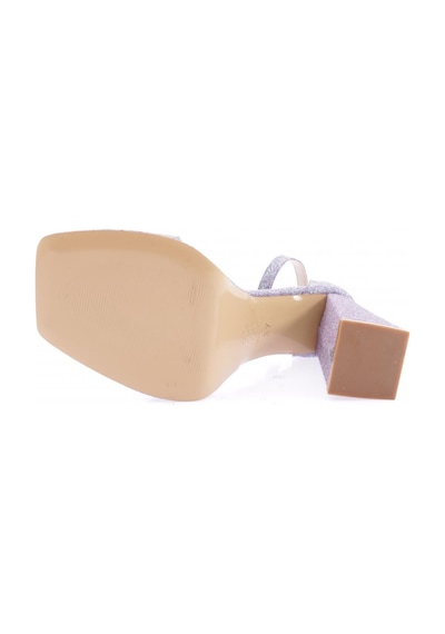 Dgn 666-2164-23y Kadin Platform Yüksek Topuk Sandalet 666-2164-R16485 Kum Rengi - Mor