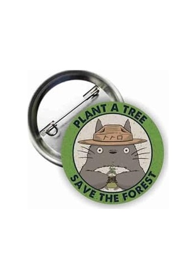 Totoro Anime Buton Rozet, Tyb1g28v6vpd9mrc80 Açık Kahverengi