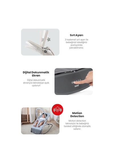 Robin Bej Elektrikli Ana Kucağı 0-15 Kg Taşıma Kapasitesi İle Isofix Özellikli Rahat Kullanım