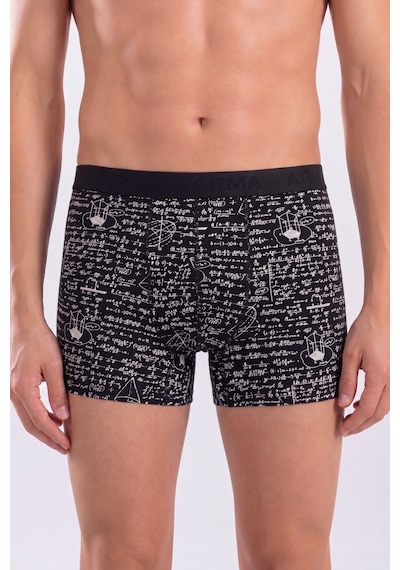 Arma Yıldız Erkek Desenli Boxer 10'lu Paket Pamuklu Likralı Yumuşak Ve Esnek Kumaş DESENLİ