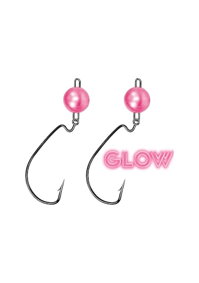 Avlivari Hareketli Jig Head Ofset Glow Kanca 5 Gr