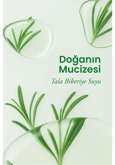Tala Biberiye Suyu Dökülme Karşıtı Ve Saç Uzamasını Saç Toniği %100 Saf Ve Doğal 100 ML