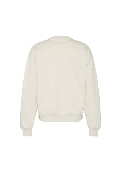 Calvin Klein Ls Monologo French Terry Rlxd Cn Gri Kadın Sweatshirt