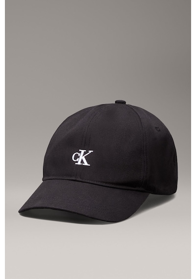 Calvin Klein Iu0ıu00150-monogram Baseball Cap Standart Kalıp Düz Siyah Çocuk Şapka-16385