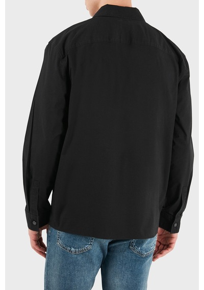 Calvin Klein Pamuklu Regular Fit Göğüs Cepli Gömlek Lv04rg117gub1 Erkek Gömlek Lv04rg117g Ub1 Siyah SİYAH