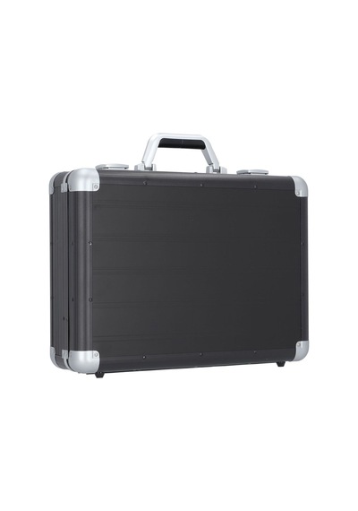 Alumaxx 45 Cm Laptop Bölmeli Evrak Çantası, Siyah, Alüminyum, Organizerli