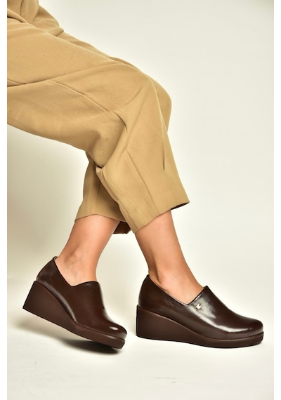 Fox Shoes Z602181660 Kahverengi Rustik Günlük Kadın Ayakkabı