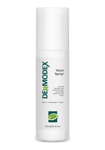 Dermodex Vücut Spreyi 200ml Akne, Uyuz, , Bit Çay Ağacı Yağı, Salisilik Asit, Centelle