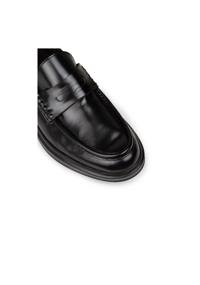 Deery Erkek Hakiki Deri Siyah Loafer Ayakkabı - 02000msyhp01 Siyah