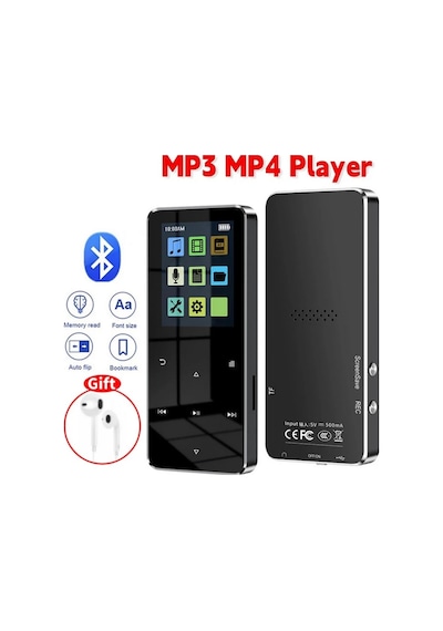 8gb Dahili Hafızalı Mp3-mp4 Çalar Hd Ses Bluetooth 5.0 Müzik Çalar Hafıza Kartı Girişli Fm Radyolu