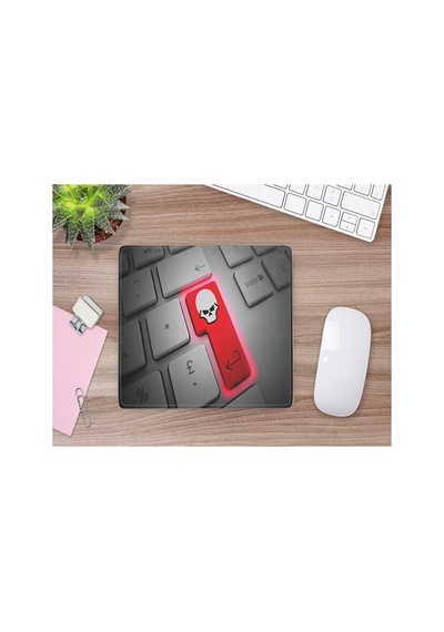 30x25 Cm Kaymaz Taban Kauçuk Kenarları Dikişli Oyuncu Mouse Pad