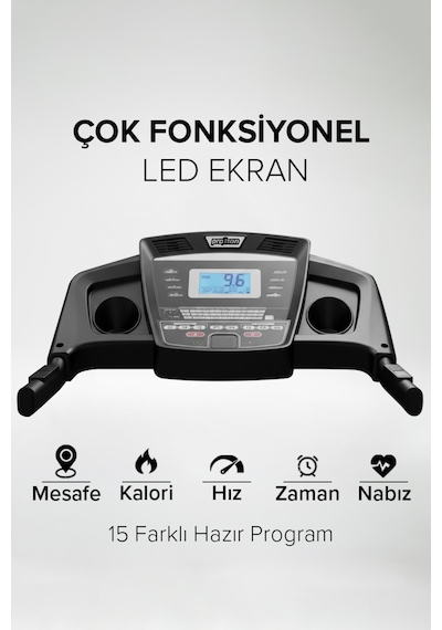 Proforce Premıum Koşu Bandı 2.5 Hp Led Gösterge 0 - 14 Km/s Hız Kolay Kurulum