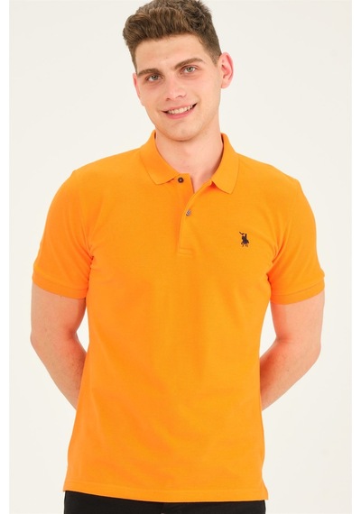 T8561 Dewberry Erkek Tshırt-turuncu Turuncu