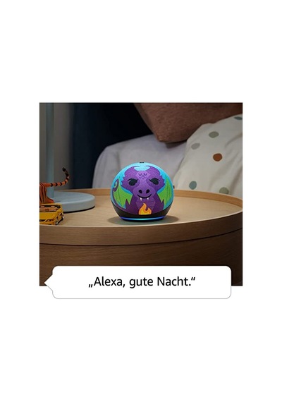 Echo Dot Kids Alexa (5. nesil) 2022 Ejderha Tasarımı