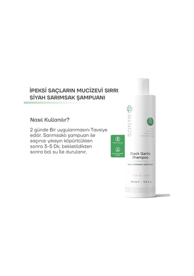 Kepek Ve Saç Dökülmesi Karşıtı, Protein Ve Ginsengli Siyah Sarımsaklı Şampuan 400 Ml