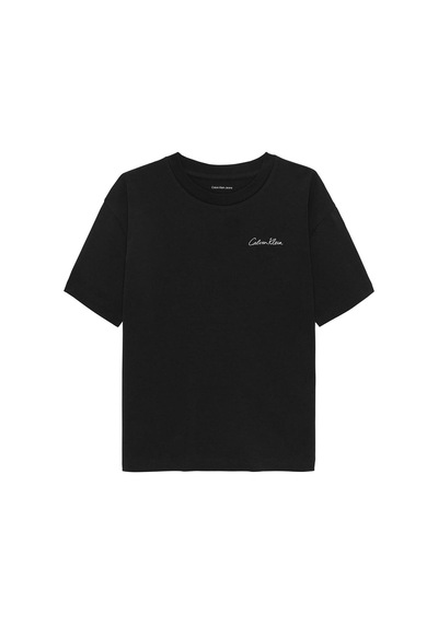 Calvin Klein Erkek Çocuk Tişört Ib0ıb02607 Siyah