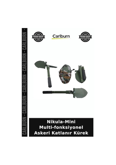 Nikula-mini Multi-fonksiyonel Askeri Katlanır Kürek Pratik Gereç Açık Hava Zorlu Arazi Çok Renkli