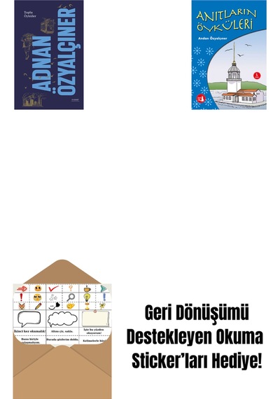 Adnan Özyalçıner - Toplu Öyküler Ciltli + Anıtların Öyküleri + Okuma Sticker'ları
