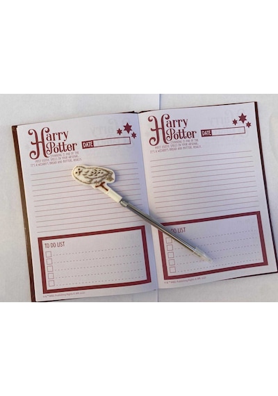 Harry Potter Kalemli Günlük Seti Bordo