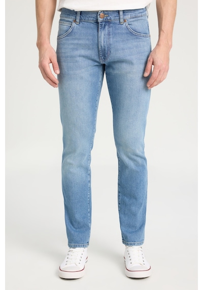 Wrangler Larston Slim Tapered Normal Bel Esnek Jean Pantolon Mavi