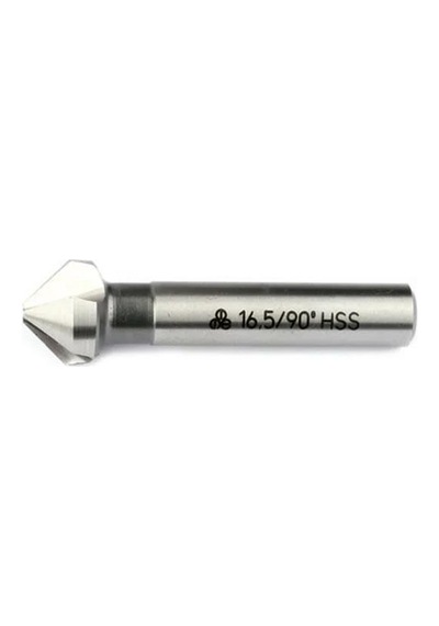 Mte Makina Takım 25.0 Mm Hss Dın 335/c 3 Ağızlı Silindirik Saplı Havşa Freze - 90 - B00313122500