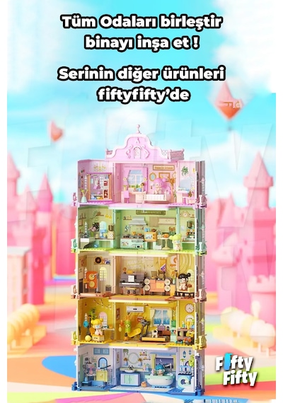 Jaki Nanci Serisi Mutfak 263 Parça Oyuncak Yapım Seti -ffjkhk135