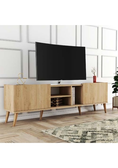 Mezza Lotus Ahşap Ayaklı Tv Ünitesi 1350