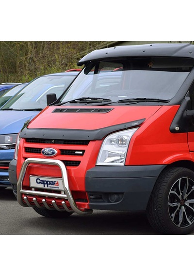 Cappafe Ford Transit Ön Kaput Koruyucu Rüzgarlık 4Mm Abs 06-13