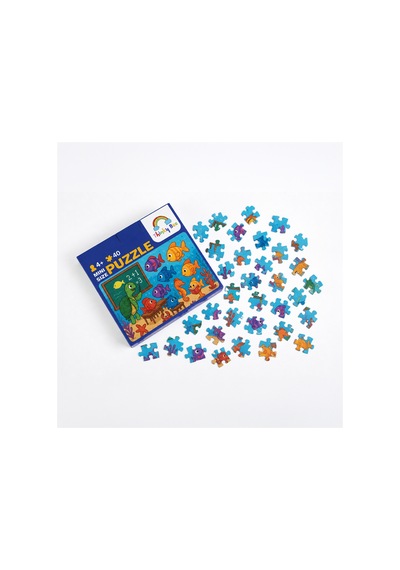 Deniz Okulu Mini Puzzle 40 Parça 3-7 Yaş Eğitici Çocuk Puzzle Yapboz