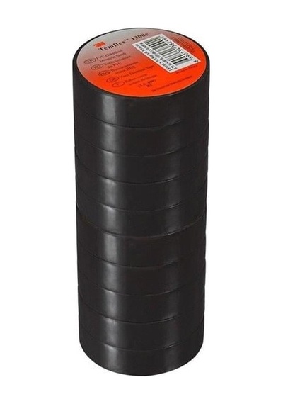 Temflex 1300e Siyah 10'lu Paket Pvc Izole Bant 0.13x19x0.13mm