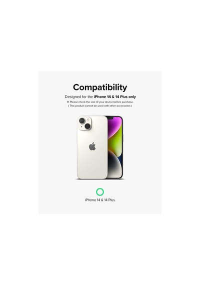 Apple Uyumlu iPhone 14 / Plus Halka Set Kamera Lens Koruyucu 559227285