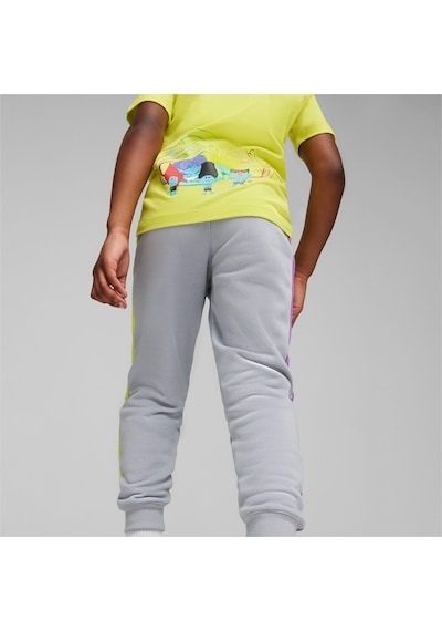 Puma X Trolls T7 Track Unisex Çocuk Eşofman Altı Gri