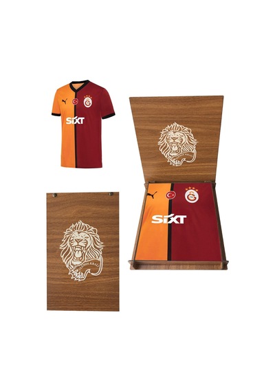 Galatasaray Lisanslı 24/25 İç Saha Taraftar Forma Aslan Kutulu 001