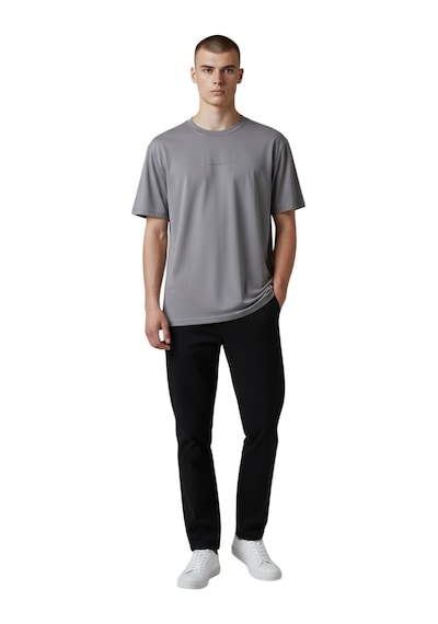 Cazador Erkek Basic T-shirt Caz.44070 Gri