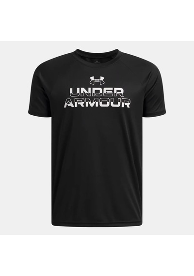 Under Armour Ua Tech Split Wordmark Ss Erkek Çocuk Tişört 1383010 1383010 004 004