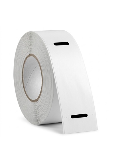 Şeylişeyler - 38x100 Mm Termal Karton Raf Etiketi 170 Gr - Ortadan Çeltikli Barkod Yazıcı Raf Kartonu 1 Rulo - 350 Adet